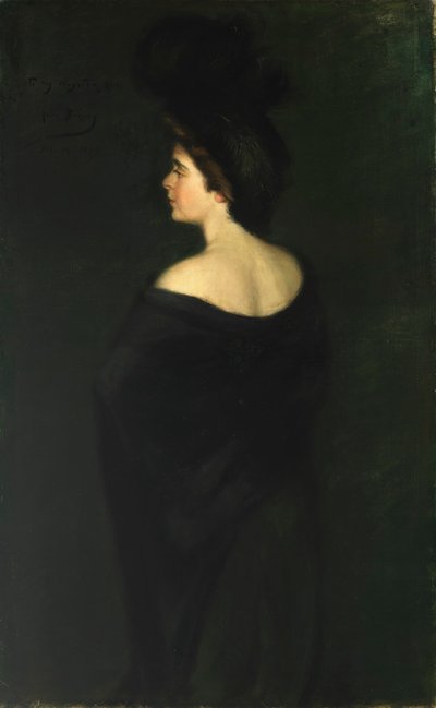 Laura i sort af Alice Pike Barney
