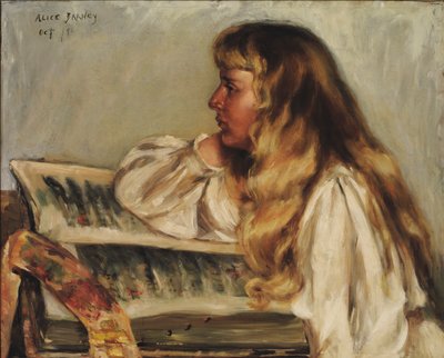 Natalie og Missal, 1890. af Alice Pike Barney