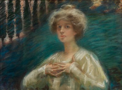 Sylvan baggrund af Alice Pike Barney