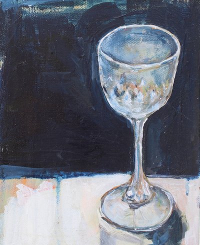 Elegant vinglas af Alice White