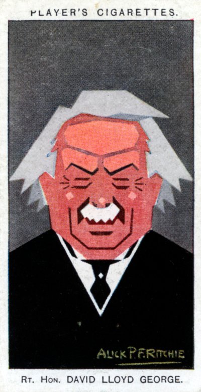 David Lloyd George, 1. jarl Lloyd-George, britisk premierminister, 1926. af Alick P. F. Ritchie