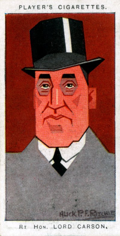 Edward Carson, 1st Baron Carson, Ulster leder og advokat, 1926. af Alick P. F. Ritchie