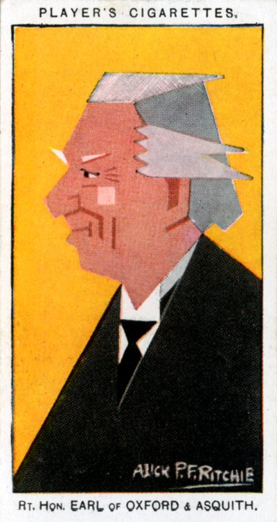 Herbert Henry Asquith, 1. jarl af Oxford og Asquith, britisk premierminister, 1926. af Alick P. F. Ritchie