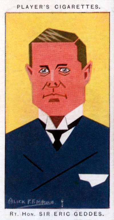 Sir Eric Campbell Geddes, britisk politiker, 1926 af Alick P. F. Ritchie