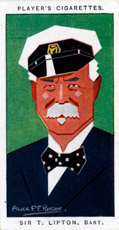 Sir Thomas Johnstone Lipton, 1. Baronet, britisk købmand og lystsejler, 1926 af Alick P. F. Ritchie