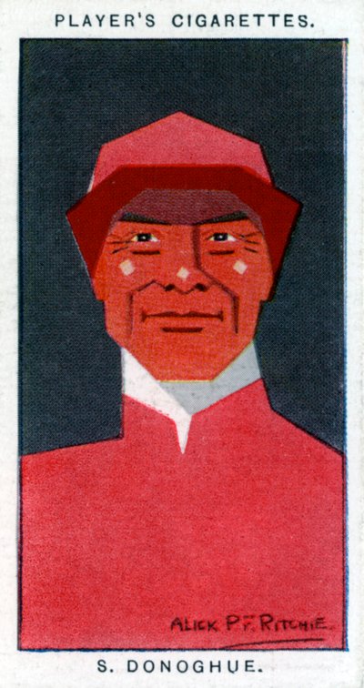 Stephen Donoghue, Jockey og træner, 1926. af Alick P. F. Ritchie