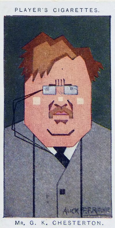 Gilbert Keith Chesterton af Alick Penrose Forbes Ritchie