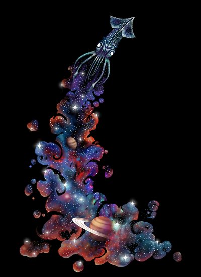 Kosmisk rumblæksprutte af Alirıza ÇAKIR