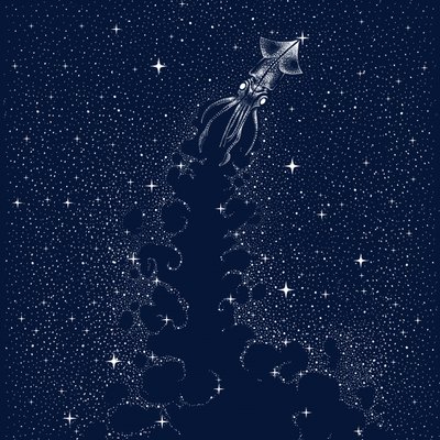 Den kosmiske blækspruttes opstigning af Alirıza ÇAKIR