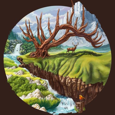 Det snoede træ – et fredfyldt landskab af Alirıza ÇAKIR