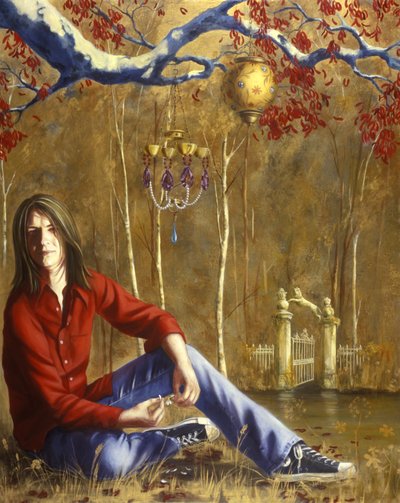 Calvin (akryl og olie på lærred) af Alix Contemporary Artist Soubiran Hall