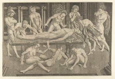 De bening van guttmelta de narni af Allaert Claesz. (attributed to)