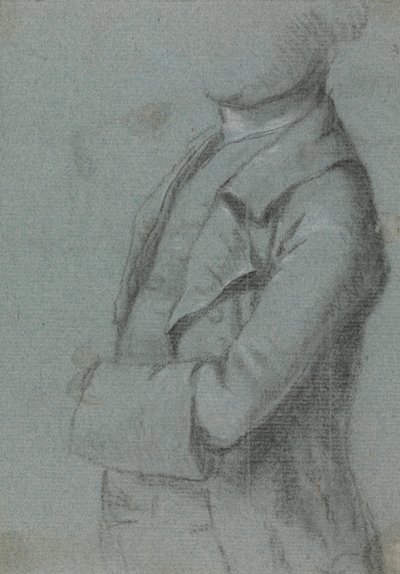 Kostumestudie til et portræt af en mand af Allan Ramsay