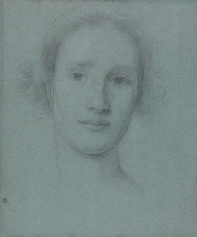 Hoved af en ung kvinde af Allan Ramsay
