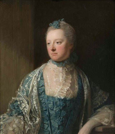 Portræt af Elizabeth, grevinde af Salisbury, født Keet 1721-1776, 1769. af Allan Ramsay