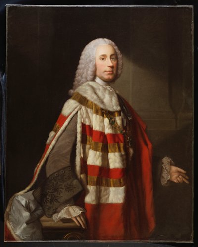 Portræt af en adelsmand, menes at være James, 8. jarl af Moray af Allan Ramsay