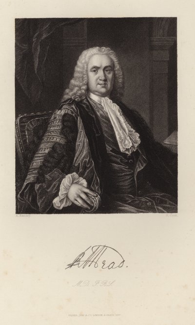 Richard Mead, 1847 af Allan Ramsay