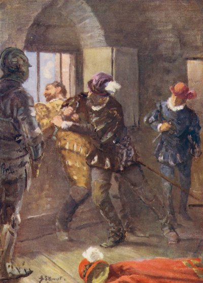 The Gowrie Conspiracy (farvelitografi) af Allan Stewart