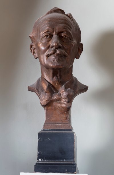 Skulptur af C R Ashbee, ca. 1929 af Allan Wyon