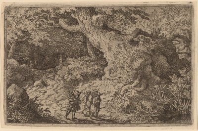 En tyk Skov af Allart van Everdingen