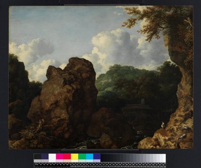 Norsk landskab, 1656 af Allart van Everdingen