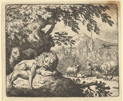 Renard fortsætter med sine løgne, 1650-75. af Allart van Everdingen