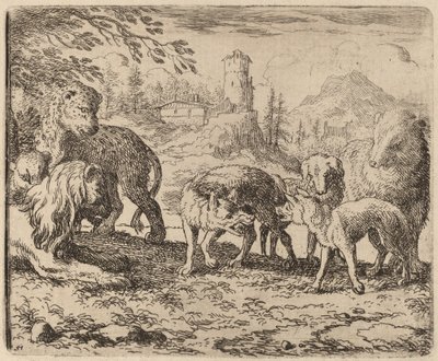 Reynard Condemned, sandsynligvis ca. 16451656. af Allart van Everdingen
