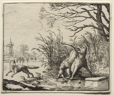 Reynard the Fox: A New Accusation by the Wolf af Allart van Everdingen