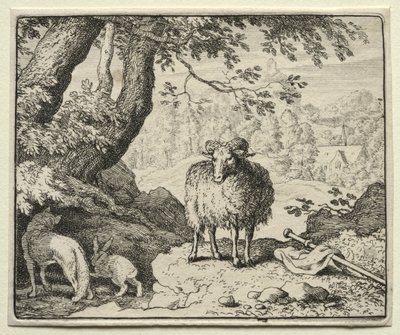 Reynard the Fox: Reynard vender hjem. af Allart van Everdingen