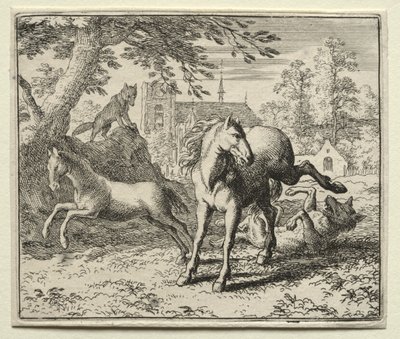 Reynard the Fox: Reynard Tricks the Wolf af Allart van Everdingen