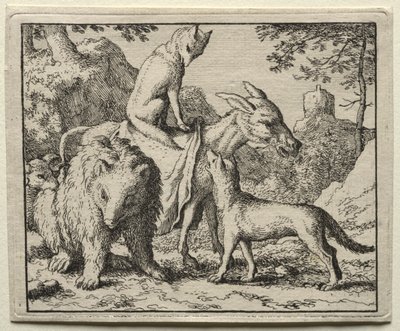 Reynard the Fox: Reynard og hans ledsagere af Allart van Everdingen