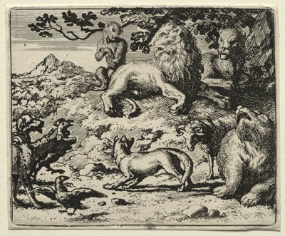 Reynard the Fox: Dyrene klager over Reynards benådning af Allart van Everdingen