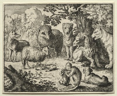 Reynard the Fox: The Arrival of the Packet. af Allart van Everdingen