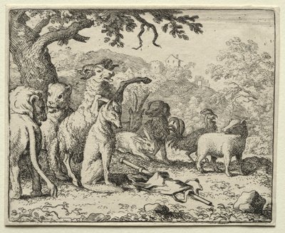 Reynard the Fox: The Benediction Given to Reynard af Allart van Everdingen