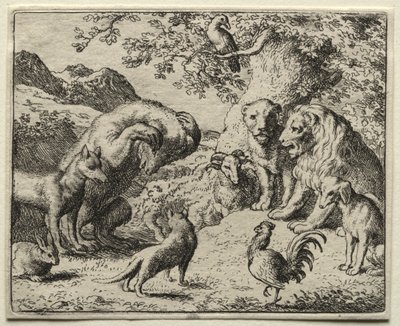 Reynard the Fox: The Complaint of the Bear. af Allart van Everdingen