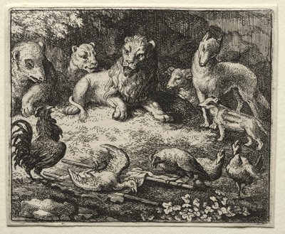 Reynard the Fox: The Complaint of the Cock af Allart van Everdingen