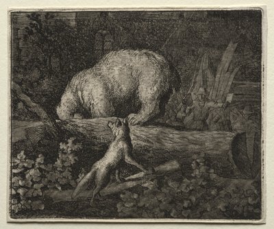 Reynard the Fox: Trapping the Bear af Allart van Everdingen