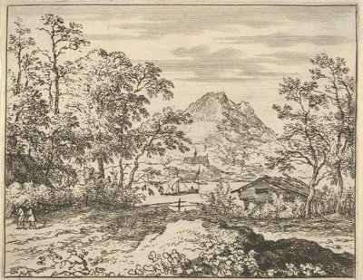 The Broad River, 1600-tallet. af Allart van Everdingen