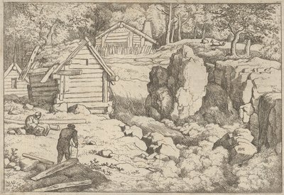 Tømreren, 1600-tallet. af Allart van Everdingen