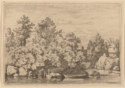 Cudgel Dam og Covered Bridge af Allart van Everdingen