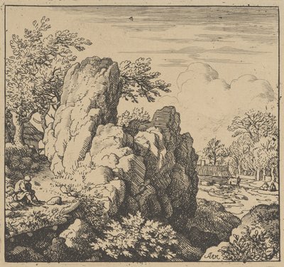 The Large Rock, midten af 1600-tallet., midten af 1600-tallet. af Allart van Everdingen