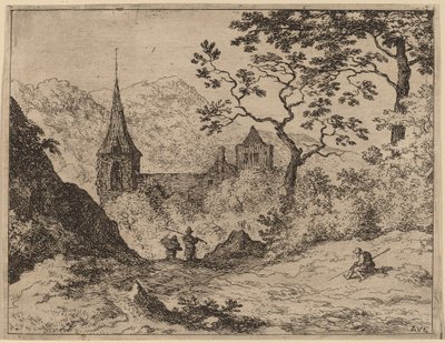 The Steeple, sandsynligvis ca. 16451656. af Allart van Everdingen