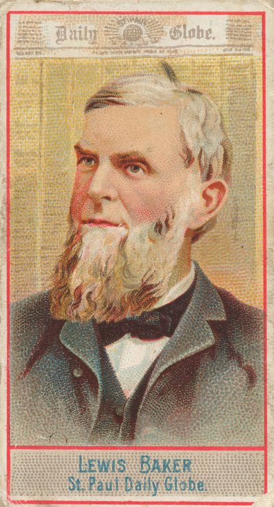Lewis Baker, St. Paul Daily Globe, from the American Editors series N1 for Allen & Ginte ..., 1887. dani af Allen
