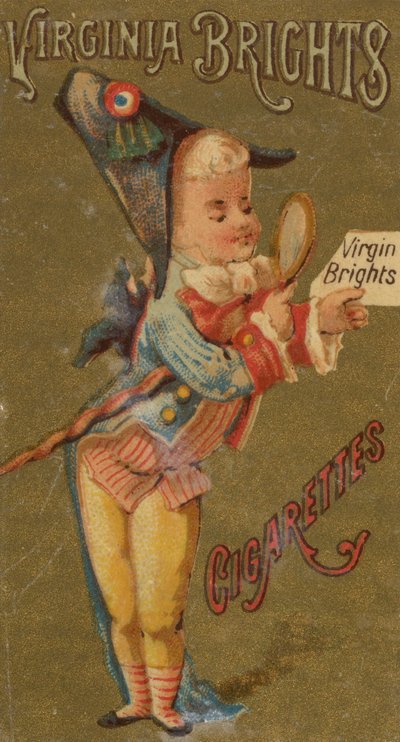 Fra Girls and Children-serien N64, der promoverer Virginia Brights cigaretter for Allen &..., 1886. af Allen and Ginter