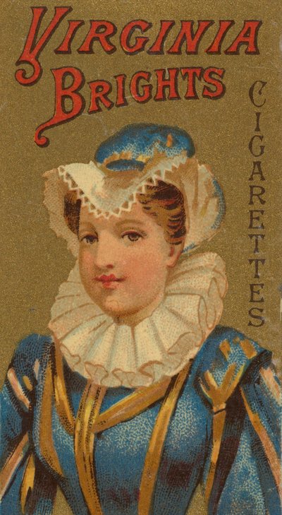 Fra Girls and Children-serien N64, der promoverer Virginia Brights cigaretter for Allen &..., 1886. af Allen and Ginter