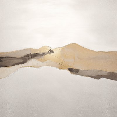 Abstrakt klitlandskab af Alma