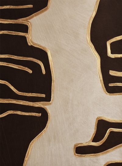 Elegante guldkonturer af Alma