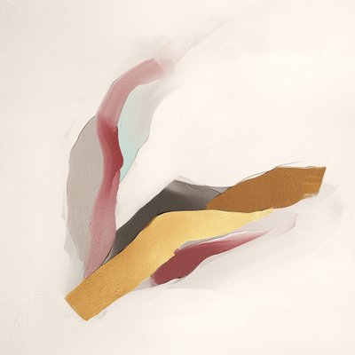 Moderne, flydende, abstrakt guld af Alma