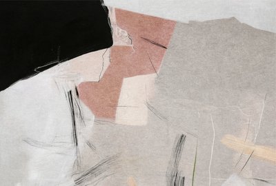 Afdæmpet abstrakt komposition af Alma