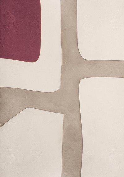 Fredfyldt abstrakt geometri af Alma